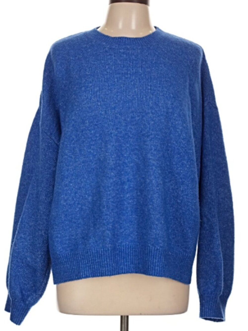 Soft & Comfy Blue Long Sleeve Sweater Size Large (Oversized)
